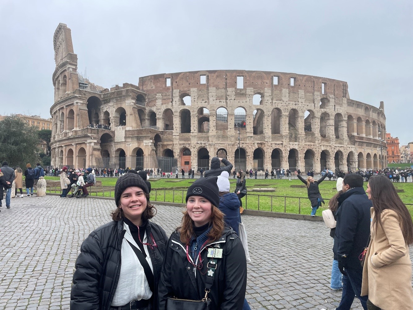 Students in Rome, Italy